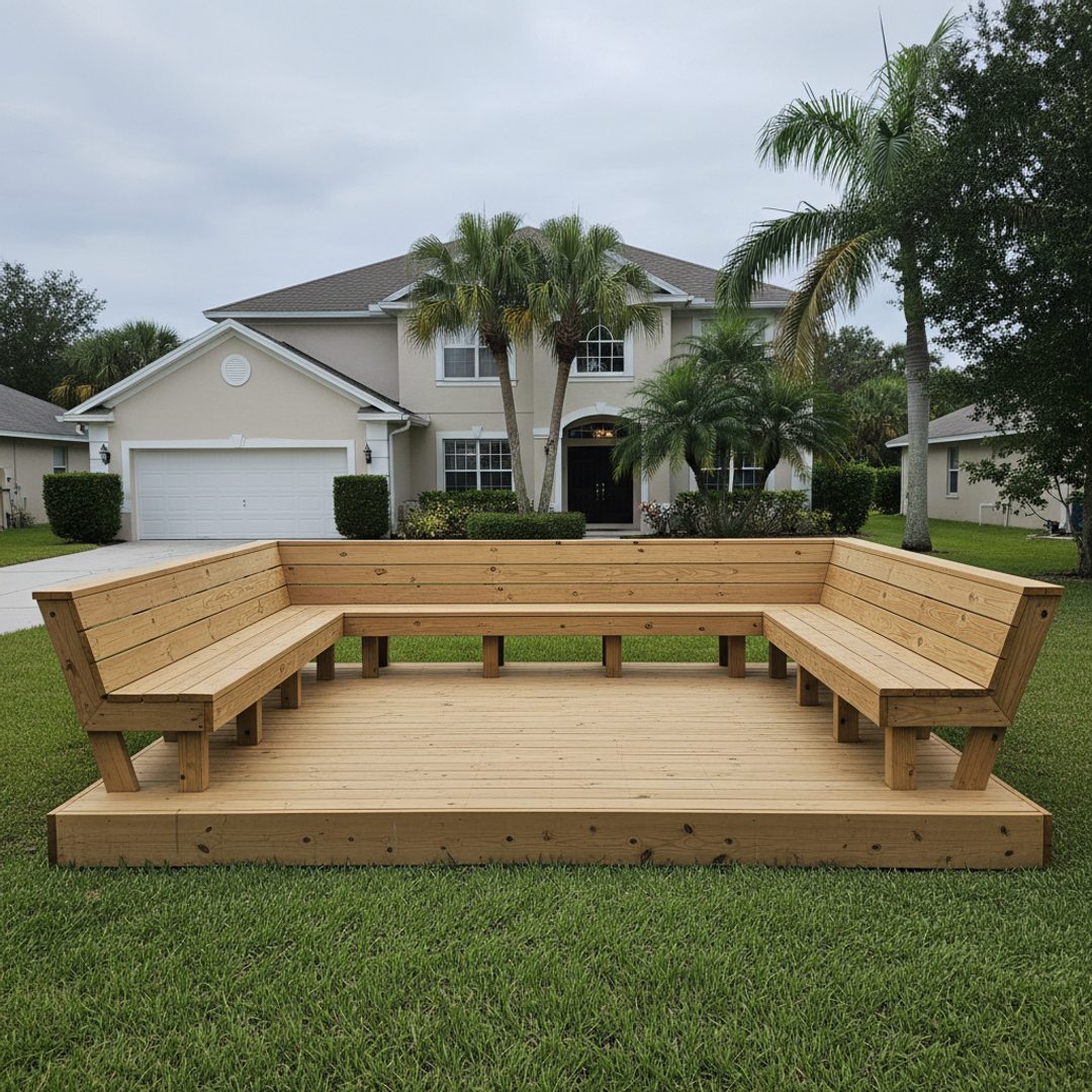 Deck Staining & Sealing completed by New Look Deck Co in Winter Haven, FL