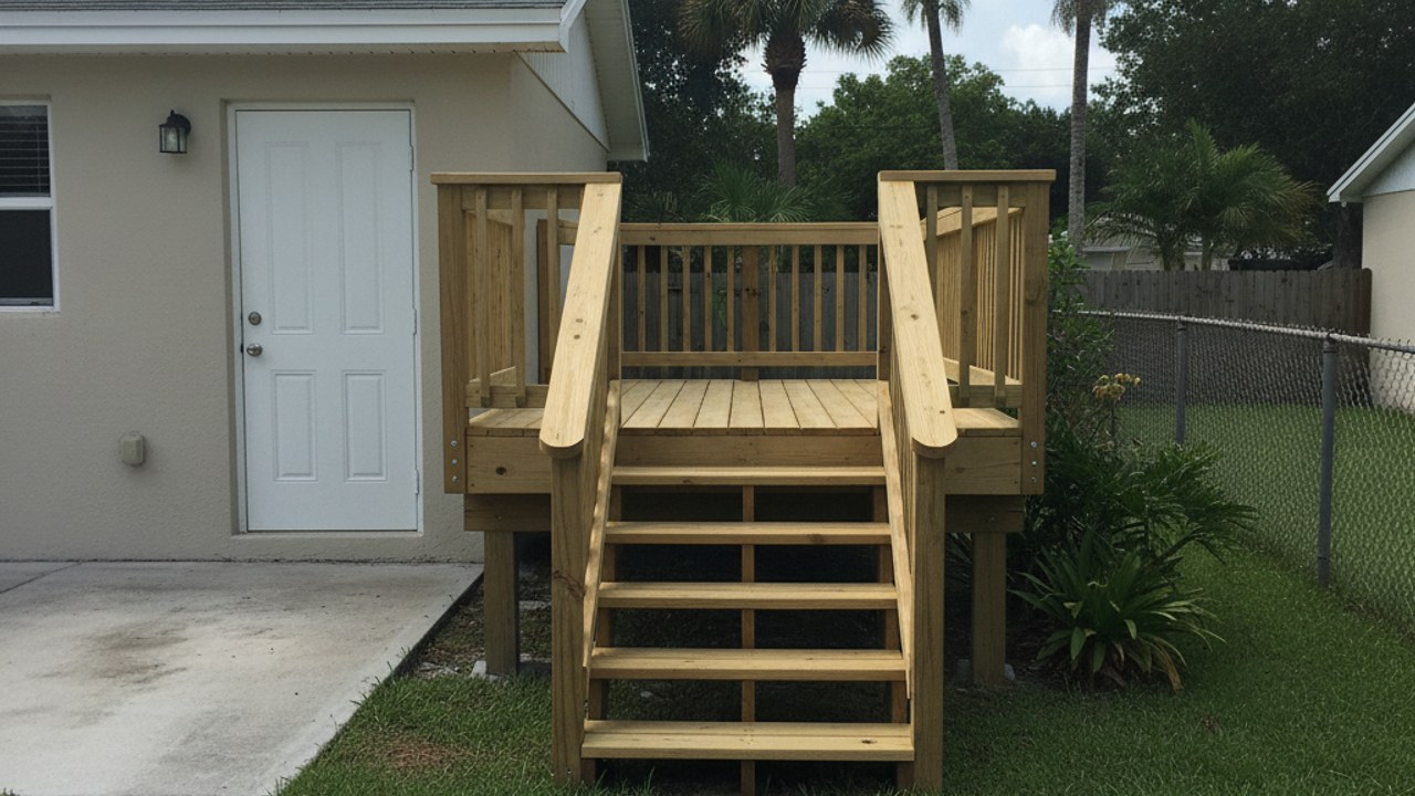 Composite Decking Installation completed by New Look Deck Co in Haines City, FL