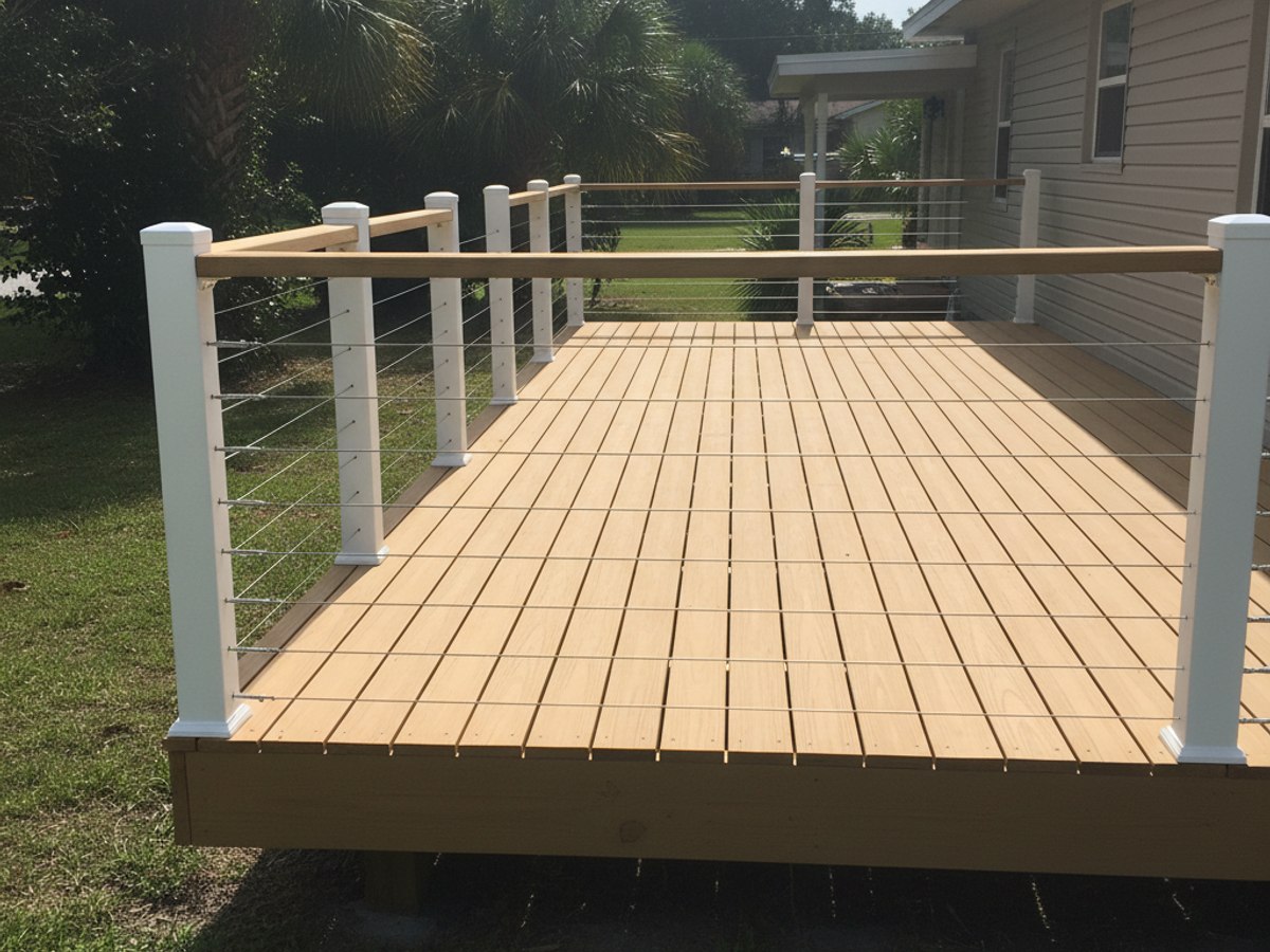 Composite Decking Installation completed by New Look Deck Co in Plant City, FL