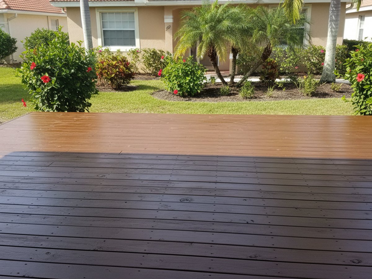 Deck Resurfacing completed by New Look Deck Co in Auburndale, FL