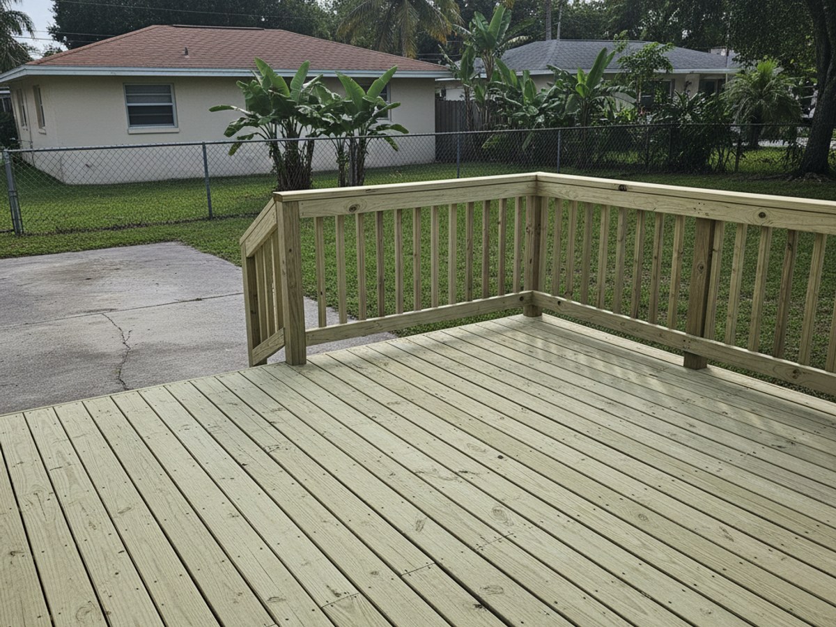 Deck Staining & Sealing completed by New Look Deck Co in Lakeland, FL
