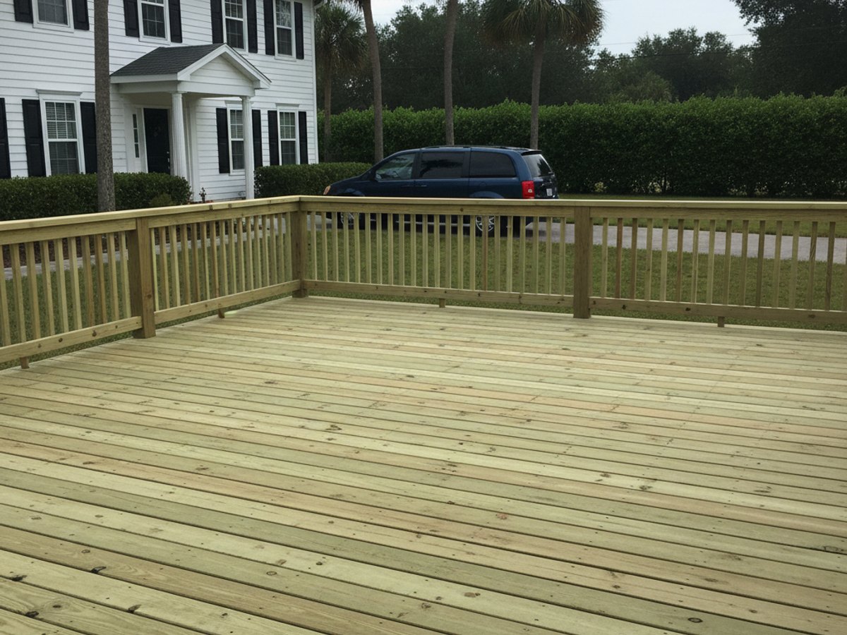 Custom Deck Design completed by New Look Deck Co in Kissimmee, FL