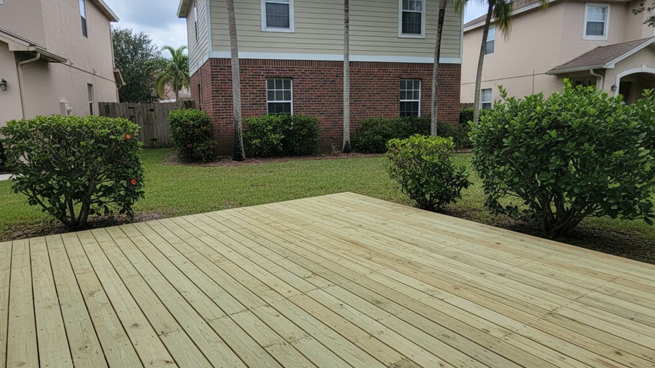 Composite Decking Installation completed by New Look Deck Co in Winter Haven, FL